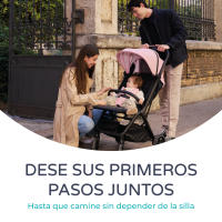 Ms - Silla de Paseo iWalk Autofolding | Carrito Bebe ligero desde Nacimiento hasta 48 meses o 22 kg | Botón Plegado rápido, Amortiguadores, Capota XXL Hidrófoba, ruedas grandes y reclinación máxima - details 4