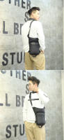 Bolsa De Pierna Impermeable Para Hombres Mochila De Cintura Crossbody Para Motocicleta Y Viajes Bolsa De Hombro Estilo Fashion - details 7