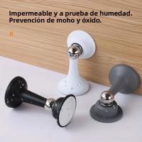 Parador De Puerta Magnético Fuerte Nuevo Sin Necesidad De Perforar Resistente Al Viento Silencioso Para Baño Y Piso - details 1