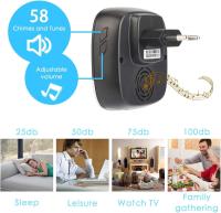 Timbre inalámbrico - Timbre inalámbrico para Exterior resistente a Agua hasta 300 m con indicador LED, 58 melodías, 4 volúmenes ajustables para Puertas de Casa, oficina, hotel, etc. - details 0