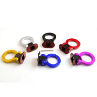 Adornos De Gancho De Remolque Para Coche Simulación De Anillo De Carreras Decoración De Estilo De Automóvil Anterior Y Posterior JDM RACING ABS Plástico Rojo Azul Morado Oro Negro Y Plateado - details 10