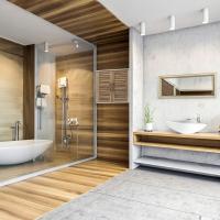 PlusHome Mueble de baño Stockholm con Doble Puerta de Madera MDF, Color  Roble y tamaño de 52 x 22 x 53,5 cm - details 1