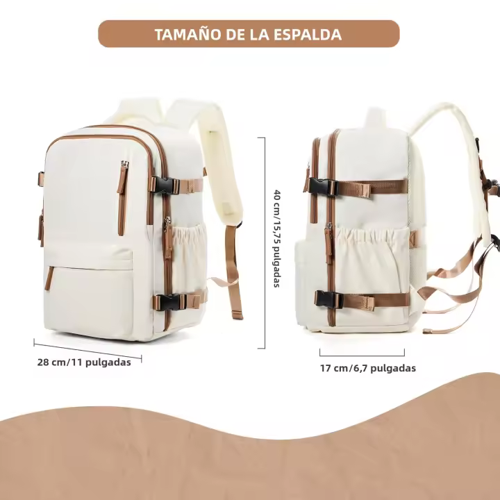 Mochila De Viaje Para Avión Cabin Airplane 40x30x20 Capacidad De Equipaje Para Hombres Y Mujeres Con Portátil De 15.6 Pulgadas - 1