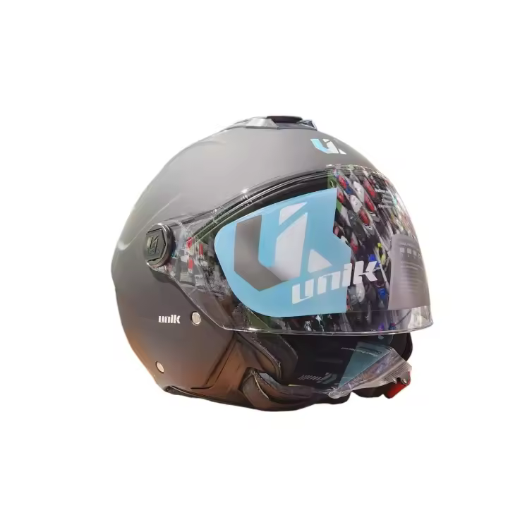 Casco Abierto Jet Unik Vertex Matt Black - 1