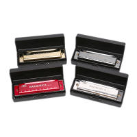 Harmonica De 10 Agujeros Organ Puzzle Instrumento Musical Para Principiantes Caja De Resina Material De Cobre Phosphor Bronze - details 0