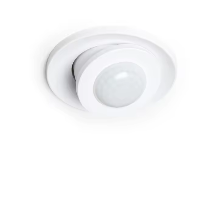 Ledkia Sensor de Movimiento RADAR Crepuscular 360º Empotrable Exterior IP65 Blanco - 1