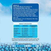 Abono Polivalente Azul Nitroflower granulado Flower en varios tamaños con nutrientes - details 4