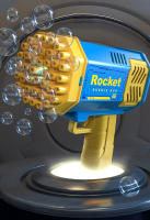 Pistola De Burbujas Con 40 Orificios Máquina De Jabón De Estilo Rocket Juguete Para Niños Juegos Al Aire Libre De Verano Regalos Para Niños En Fiestas De Boda - details 6