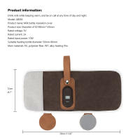 Calentador portátil de biberones para bebé, bolsa con termostato para leche materna, para viaje - details 12
