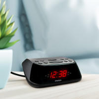 Mooov Radio Despertador Digital FM Doble Alarma Negro 477003 - details 2