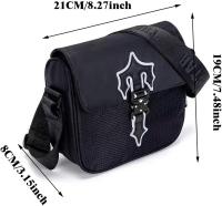 Bolso, Bolso de hombro para hombre Oxford de Londres, Bolso de hombro de gran capacidad, Bolso de hombro, Para regalos, Deportes y viajes, Negro - details 0
