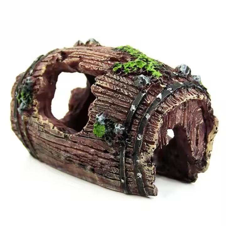 Accesorio De Paisajismo Para Acuario Decoración De Resina Para Tanque De Peces Casa De Escape En Resina Material Sin Químicos - 1
