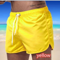 Pantalones De Baño Hombre Verano 2024 Moda Surf Low Waist Transpirables Para Playa Material Poliéster Monotono - details 4