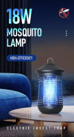 Lampara Asesina De Mosquitos Con Luz UV 6W/18W Control Remoto Trampa Eléctrica Para Insectos 365nm Zapador De Pulgas Luz De Mosquitos - details 0