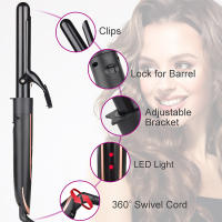 Juego De 5 En 1 Rizador De Pelo Con 3 Barras De Tamaño Diferente Dual Voltaje Calentamiento Instantáneo Ajuste De Temperatura Crimpador Para Mujeres - details 3