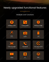 Radio De Coche HD Táctil 1 Din Con Wireless Carplay Android Auto FM USB BT Navegación GPS Cámara Soporte Para Multimedia In-Dash - details 4