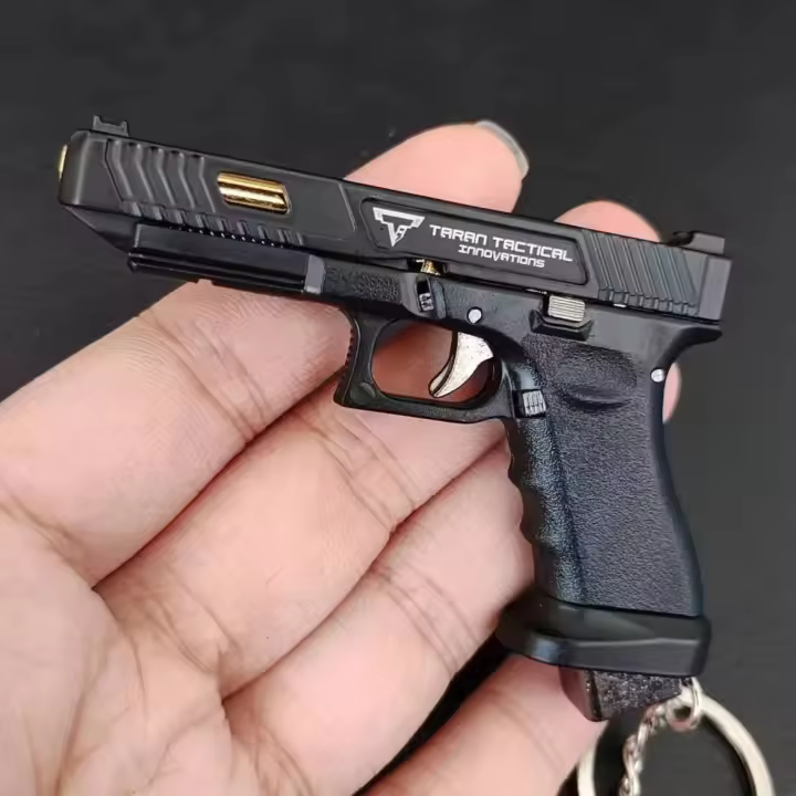 Pistola De Modelo Semi Aleación G34 TTI Llave De Mini Pistola Juguetes Para Niños Y Adultos Medida De Pendiente Para Bolsa De Artesanía - 1