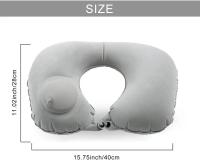 Almohada De Cuello Para Viajar Inflable Super Ligera Portátil U-Shape Automática Almohada Cervical Para Vertebras Microfibra 100% Poliéster - details 8