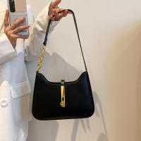 Bolso De Hombro De Lujo Pequeño Para Mujer En Cuero PU Versátil Con Cierre De Cremallera Bolsa Abrazadera Moda Sensación Avanzada - details 3