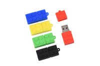 JASTER USB Flash Drives 2.0 En Cinco Colores Con Modelo De Bloques De Construcción De Silicona 64GB 32GB 16GB 8GB 4GB 128GB Memoria Stick U Disquete - details 1