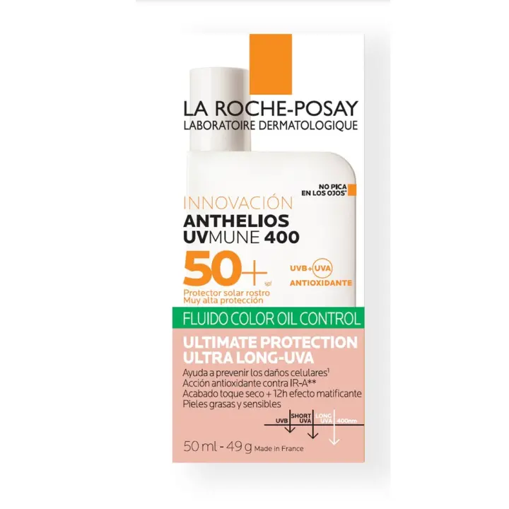 La Roche Posay Protector Solar Anthelios Uvmune400 Oil Control Color SPF50+ 50 Ml - 1