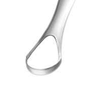Limpieza Oral Limpieza De Lengua Con Escobilla De Acero Inoxidable Herramienta De Higiene Oral Tipo Abierto Para Limpiar La Lengua - details 6