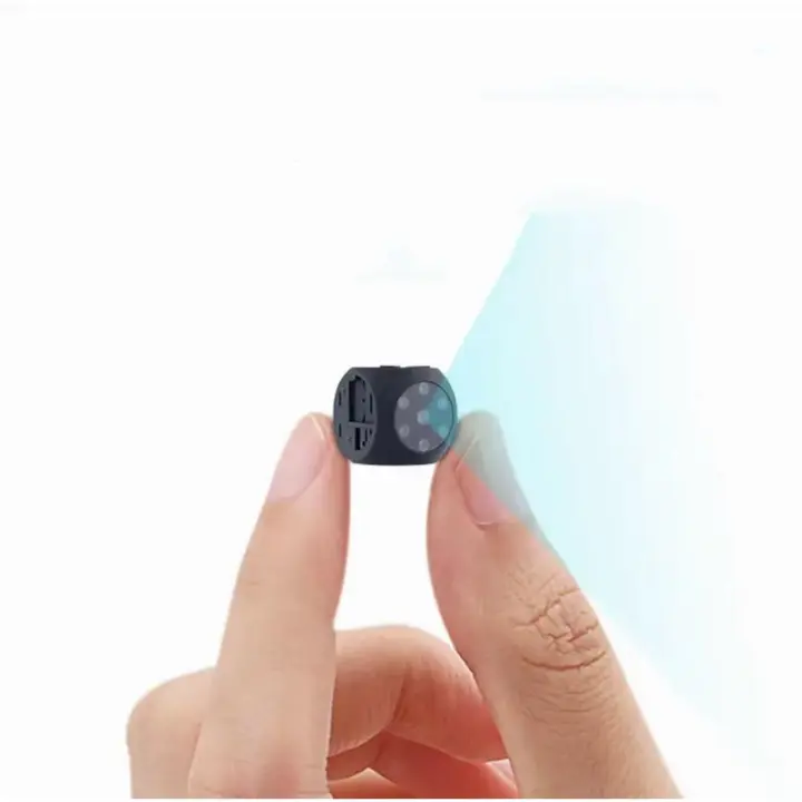 Minicámara de Visión Nocturna HD 1080P, grabadora de vídeo de gran angular, detección de movimiento, grabación en Bule magnético - 1