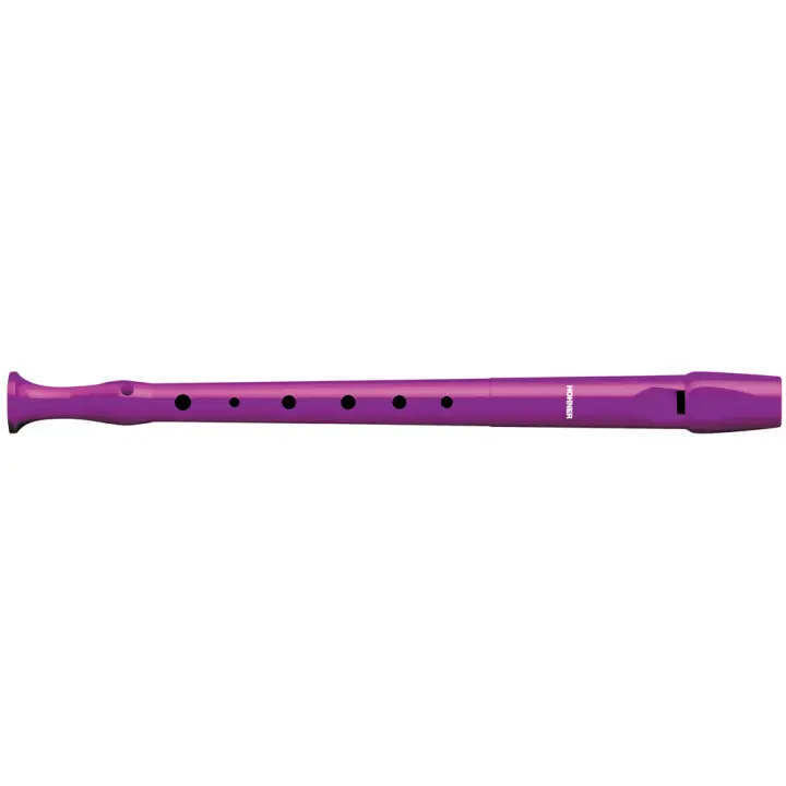 Flauta Hohner con funda plastico 9508  Morado - 1