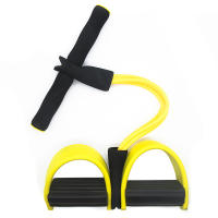 Banda De Resistencia Para Fitness Ejercicio De Elasticidad Cuerda De Pull Para Gimnasio Entrenamiento De Ejercicios De Pies Y Tobillos 4 Tubos Pedal Anclador - details 9