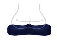 Almohadilla De Silla De Espuma Memory Foam Antideslizante Alivio De Dolor En La Cola Malla Transpirable Para Oficina JAF017 - details 4