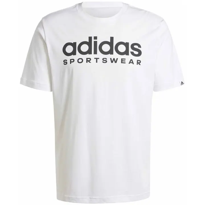 Camiseta de Manga Corta Adidas  para hombre en color blanco - 1