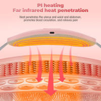 Cinturón Calentador De Uterus Multifuncional Relajación Y Masaje De Cintura Con Vibration Calor Comprimido Para Abdomen - details 4