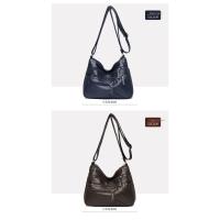 Nueva Bolso De Hombro Para Mujer En Cuero Lavado Gran Capacidad Bolso Transversal Suave Estilo Coreano Para Damas De Mediana Edad - details 16