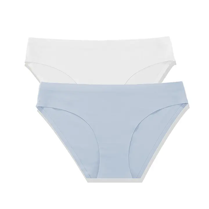 Pack 2/4/6/8pcs Bragas Sin Costuras Cómodo y Respirable Bragas para Mujer Invisible Elástico Señoras Braguitas Múltiples - 1