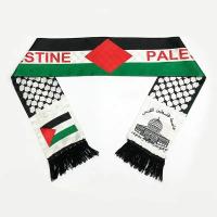 Pañuelo Personalizado De La Bandera De Palestina 14x130cm Impreso En Satén Para El Día Nacional De Palestina Dropping Shipping - details 0