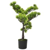 vidaXL Bonsái pinus artificial con macetero 60 cm verde - details 1