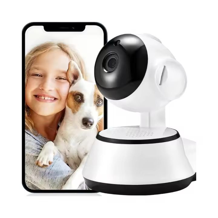 Cámara Vigilancia WiFi Interior- Marca NFMAXONE- Camara IP 1080P de Seguridad con Detección de Movimiento y Visión Nocturna, Camara Vigilancia de Bebé con Audio Bidireccional Compatible iOS Android 2.4 GHz - 1