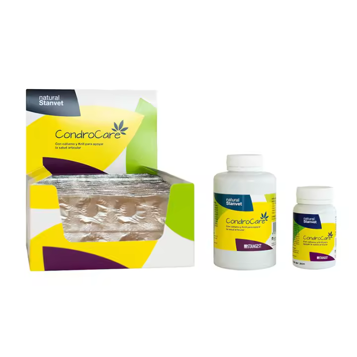 CONDROCARE COMPRIMIDOS, ALIMENTO COMPLEMENTARIO PARA MASCOTAS, LABORATORIO STANGEST, CONDROPROTECTOR - 1
