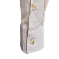 Camisa delgada de primavera y verano para hombre, moda informal, color sólido, talla europea, camisa de manga larga, top bordado de algodón y lino - details 14