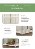 Estante De Piso Multicapa Para Cocina Y Baño Ecológico Resistente Al Rusticidad Organizador Práctico De Hogar Portátil - details 5