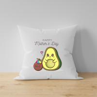 Cojín Haruhana Mamá Aguacate con Relleno 40x40 Cm - Rg. Día de la Madre Navidad Cumpleaños Reyes Magos Aniversario - details 1