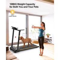 UREVO URTM006 Cinta de Correr Plegable Mini, Velocidad Máxima 1-10km/h, Área de Caminata 105*40cm, Carga Máxima 100kg, 12 Programas HIIT Incorporados - details 5
