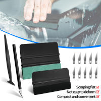 Kit De Herramientas Para Película De Coche 14 Piezas Herramienta De Espátula De Goma Para Vinilo Y Tintado De Ventanas De Vehículo Accesorios De Empaque Para Automóviles - details 0