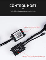 Kit De Luces LED Para Interior De Coche Ambiente Neón RGB Con Control Por App Y Luz De Pieza Accesorios Decorativos Para Automóvil - details 5