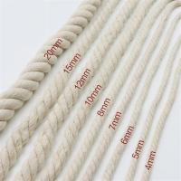 Cord Macramé De Algodón Tejido Para Artesanía DIY Hilo De Cuerda Natural Beige Para Tejer Y Hacer Colgantes De Pared - details 1
