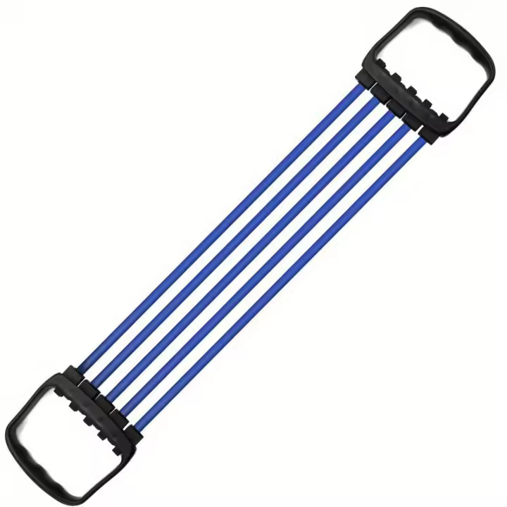 Set De Ejercicio Corporal Completo Con Expansor De Pecho Y 5 Cuerdas De Resistencia Removibles Para Pilates Y Entrenamiento Muscular - 1