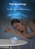 Lámpara De Proyección Galaxia Aurora Estelar Con Música Bluetooth Luz Nocturna Creativa Decoración Para Dormitorio Regalo Original - details 11