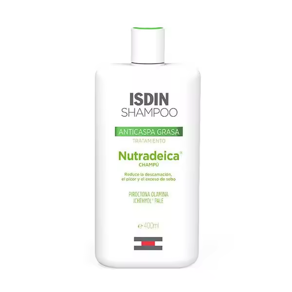 ISDIN Champú Nutradeica Anticaspa grasa 400 ml - 1