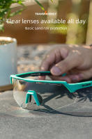 Gafas De Bicicleta ROCKBROS Polarizadas Para Hombre Y Mujer Con Lente De 4 Enlaces Gafas De Sol Para Ciclismo En Carretera Y MTB Montura Polarizada Fotocromática Material TAC Negro TR-90 - details 10
