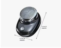 maquina de afeitar mini para Hombres Portátil de viaje Recargable USB  Compacta  - Afeitadora Eléctrica Inalámbrica  Corta Pelo y Barba - details 1